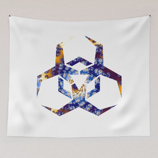 Item preview, Virus symbol with fractal designed and sold by AndreasSteinweg.