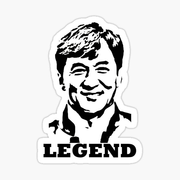 Legende - Jackie Chan - Aufkleber Sticker