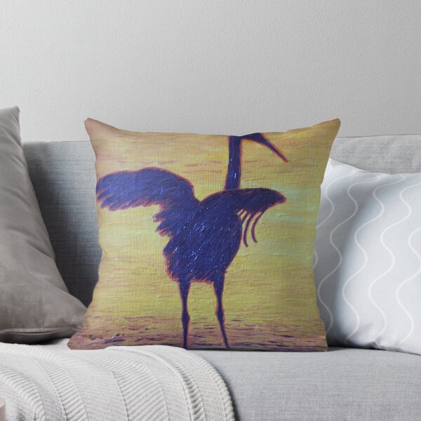 Item preview, Crane Bathing In The Sunset designed and sold by Kashmere1646.