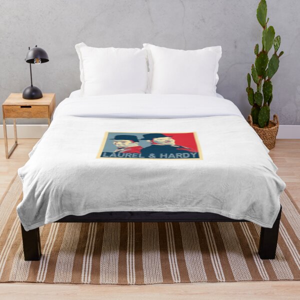 LAUREL AND HARDY, HOPE POSTER Throw Blanket