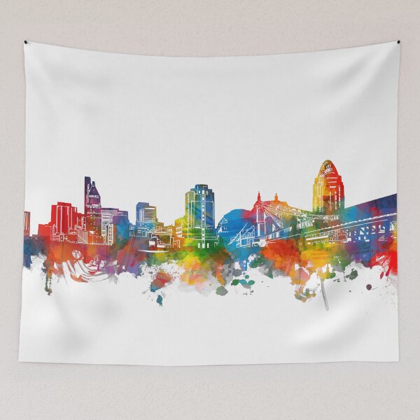 Item preview, cincinnati skyline designed and sold by BekimART.