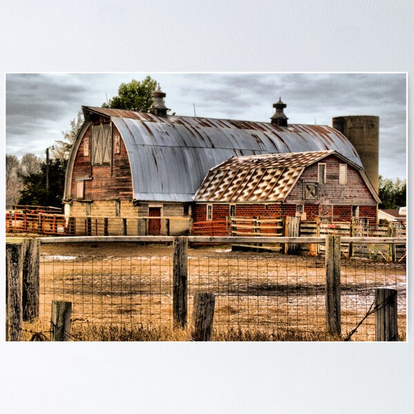 Aperçu de l'œuvre Rusty Roofed Barn créée et vendue par pshootermike.