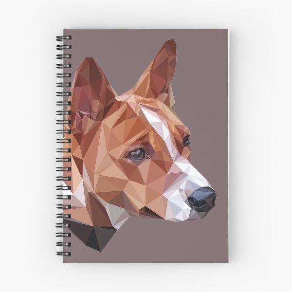 Item preview, Polygonal basenji designed and sold by KongoBongo.