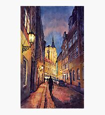 Prague Husova street Photographic Print