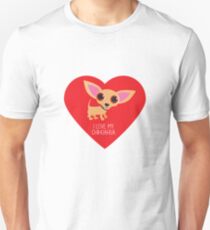 Chihuahua Heart ©BonniePortraits.com Slim Fit T-Shirt