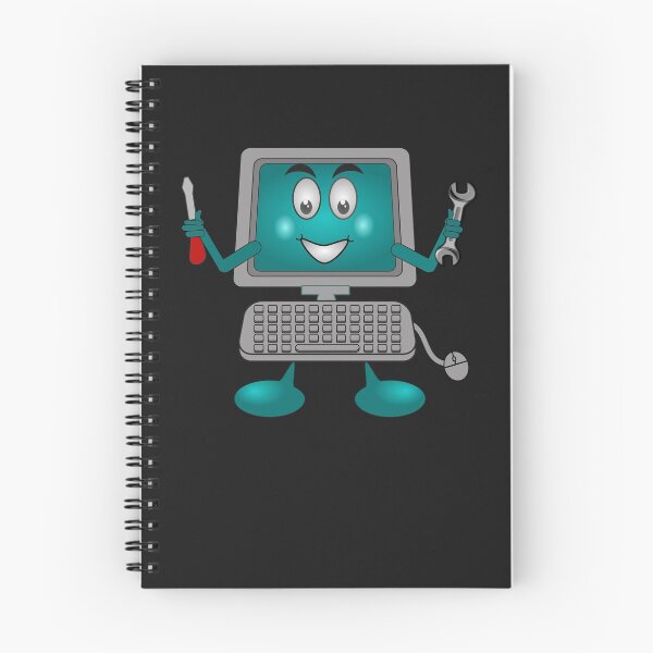 Item preview, Funny Computer Technician Tech Support IT Illustration designed and sold by KatesFunnyArt.