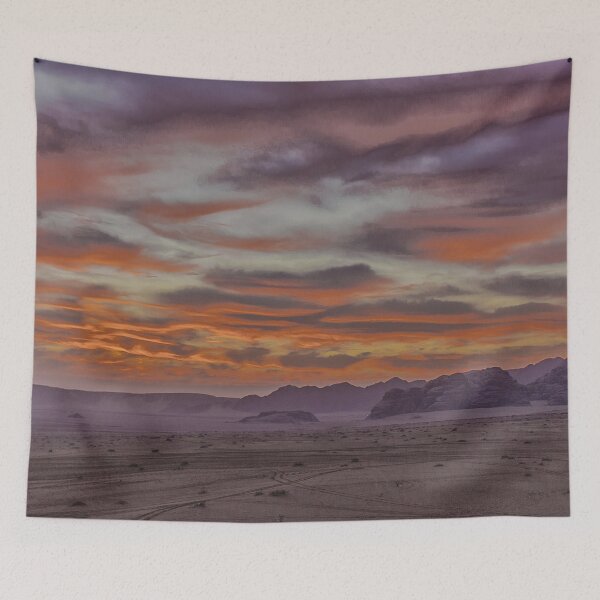 Item preview, sunrise on desert Wadirum in Jordania designed and sold by AidaArt.
