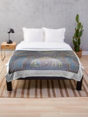 Persian art Throw Blanket
