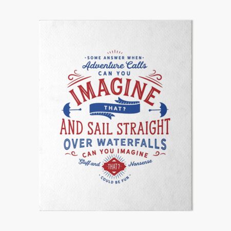 Can You Imagine That? (Mary Poppins Returns) Art Board Print