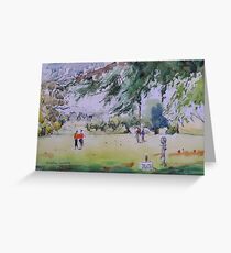 Strolling - Batlow golf course Greeting Card