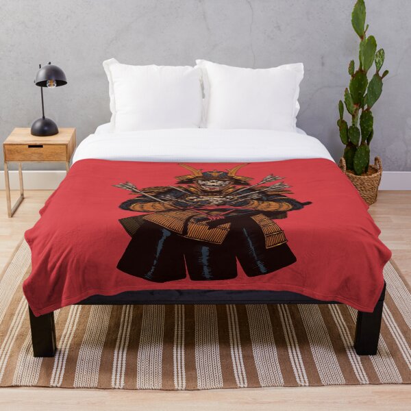 Dead Samurai Throw Blanket