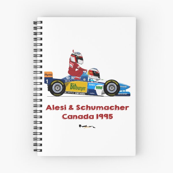 Item preview, Jean Alesi & Michael Schumacher - Canada 1995 Car.toon designed and sold by JageOwen.