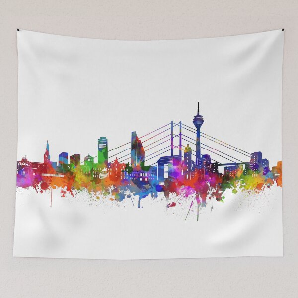 Item preview, dusseldorf skyline designed and sold by BekimART.