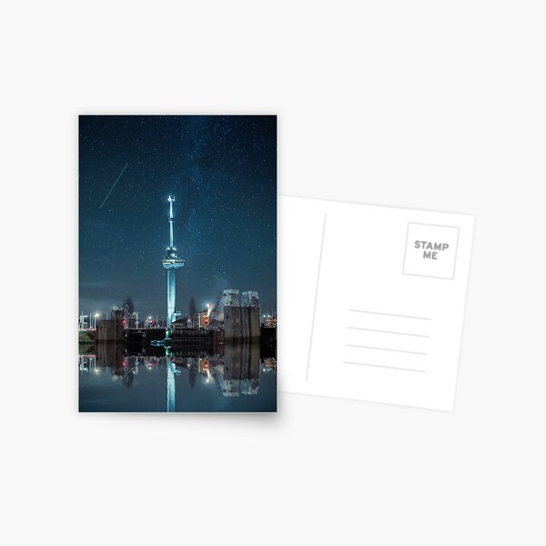 Euromast Rotterdam stars Astral Astrophotography Milky way Netherlands Postcard