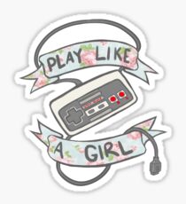 Play Like A Girl! Sticker