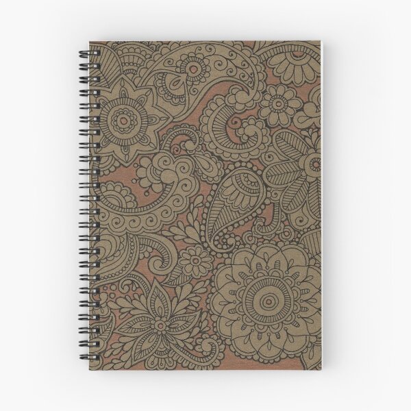 Item preview, Bronce Mendhi Doodle designed and sold by loveandtheart.