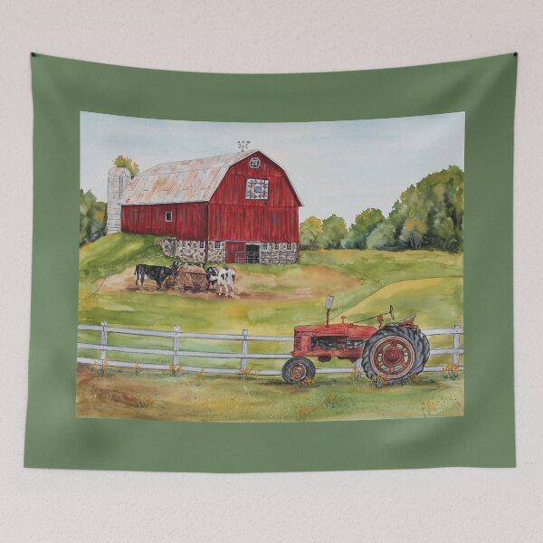 Item preview, Rural Red Barn B designed and sold by Jean Plout.