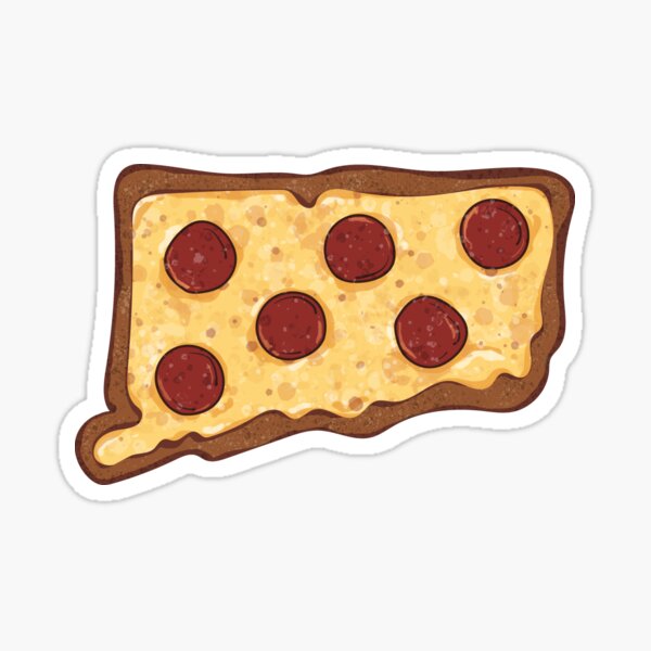 Connecticut Pizza Sticker