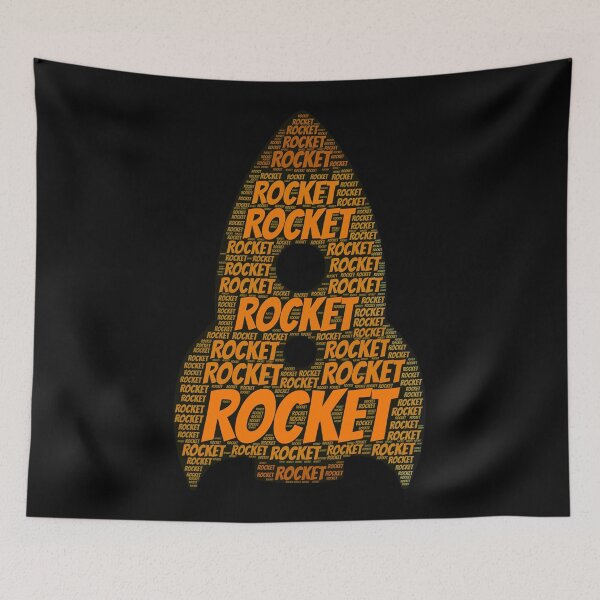 Item preview, Rocket Word cloud Shirt Presents designed and sold by ProjectsMM.
