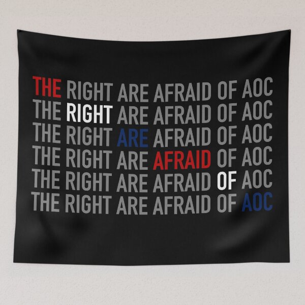 Item preview, The Right Are Afraid Of AOC designed and sold by commentarytable.