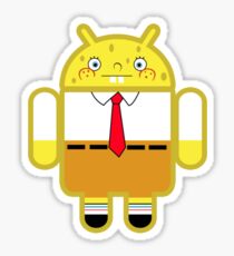 Droidarmy: Spongedroid Squarepants Sticker