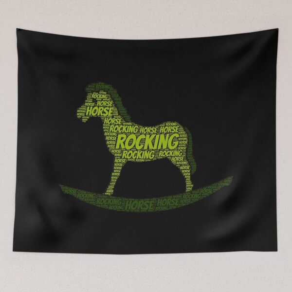 Item preview, Rocking Horse Word cloud Shirt Presents designed and sold by ProjectsMM.