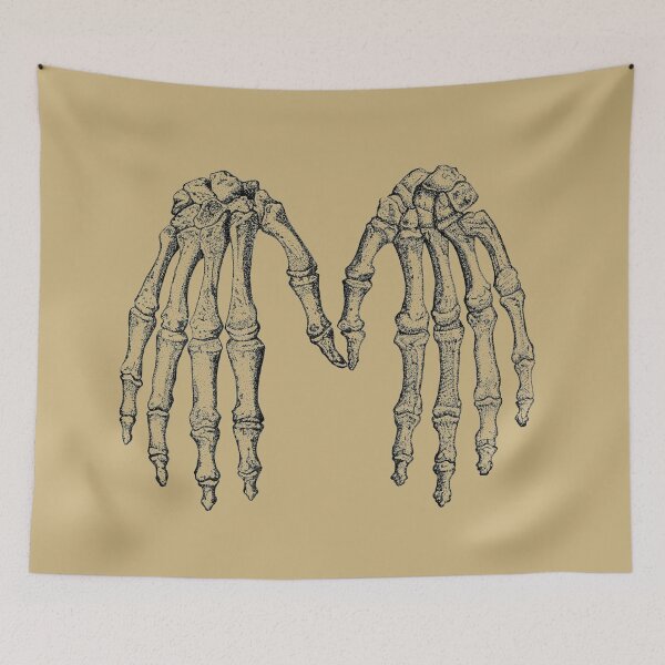 Item preview, Vintage Anatomical Skeleton Hands designed and sold by Kaleigh Day.