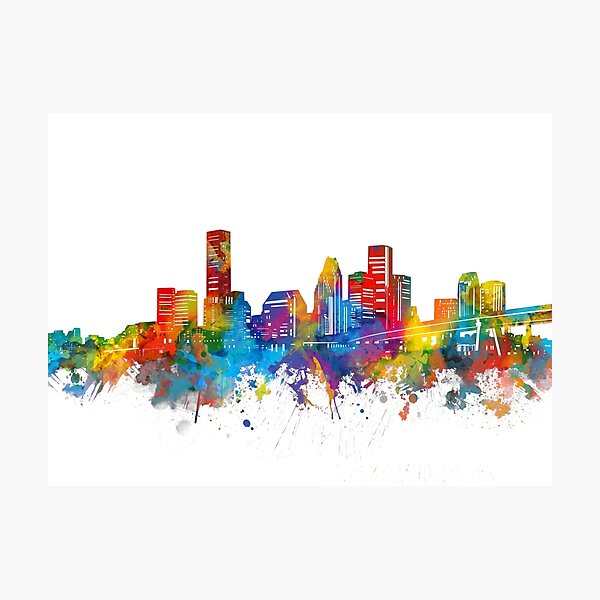 Houston, TX City Skyline - Texas Pride Magnolia City Astros T-shirt – Ann  Arbor Tees