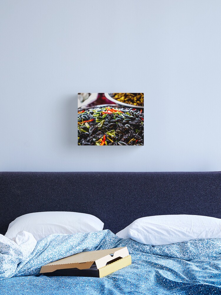 Thumbnail 2 of 3, Canvas Print, Entomophagy designed and sold by darren-j-mcleod.