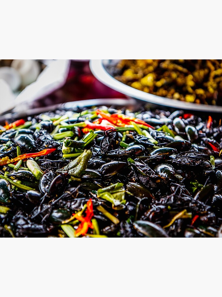 Thumbnail 3 of 3, Canvas Print, Entomophagy designed and sold by darren-j-mcleod.
