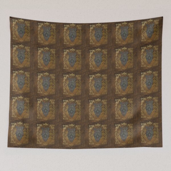 Item preview, Victorian Designer Owl and Golden Accented Antique Patterning  designed and sold by Delights.