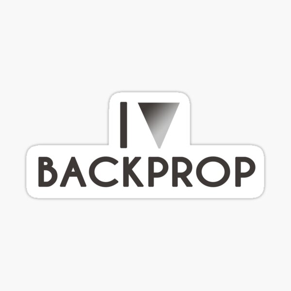 Item preview, backpropagation designed and sold by FunnyGrief.