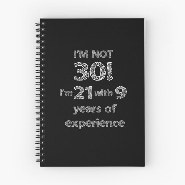 Item preview, I'm Not 30 I'm 21 with 9 Years of Experience Shirt Funny 30th Birthday T-Shirt Great Gift for A Friend Short-Sleeve Jersey Tee designed and sold by Panda Branda.