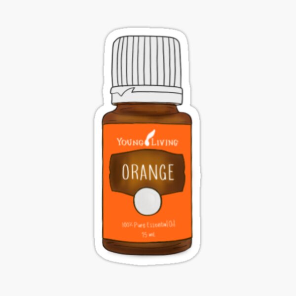 Orange essential oil Sticker