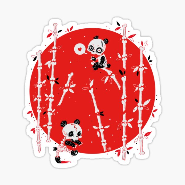 Zombie Pandas Sticker