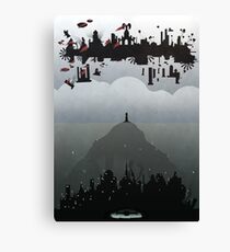 Bioshock- 2 worlds Canvas Print