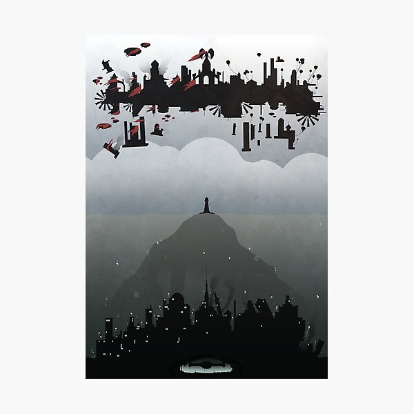 Bioshock- 2 worlds Photographic Print