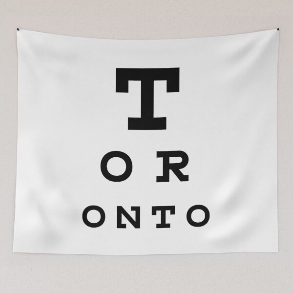 Item preview, Toronto - Eye Test Chart designed and sold by fromthereco.