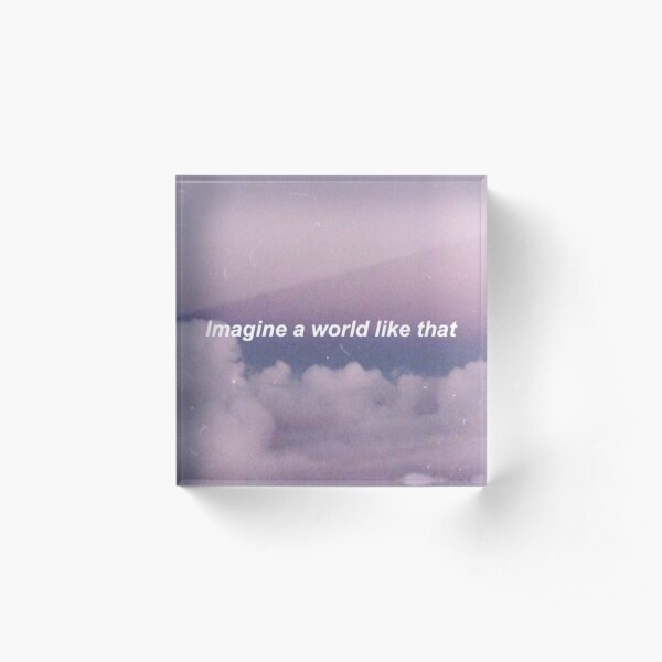 imagine Acrylic Block
