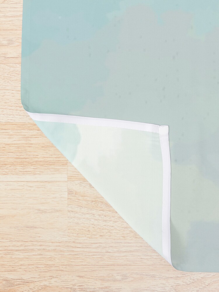Alternate view of Above the clouds Shower Curtain