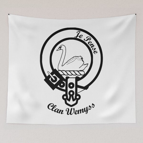 Artikelvorschau, Wemyss Nachname Nachname Scottish Clan entworfen und verkauft von BagTown Clans.