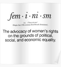 Feminism Defined Poster
