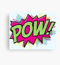 Pow! Cartoon Canvas Print