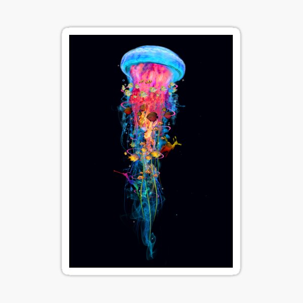 Item preview, Super Electric Jellyfish designed and sold by DavidLoblaw.