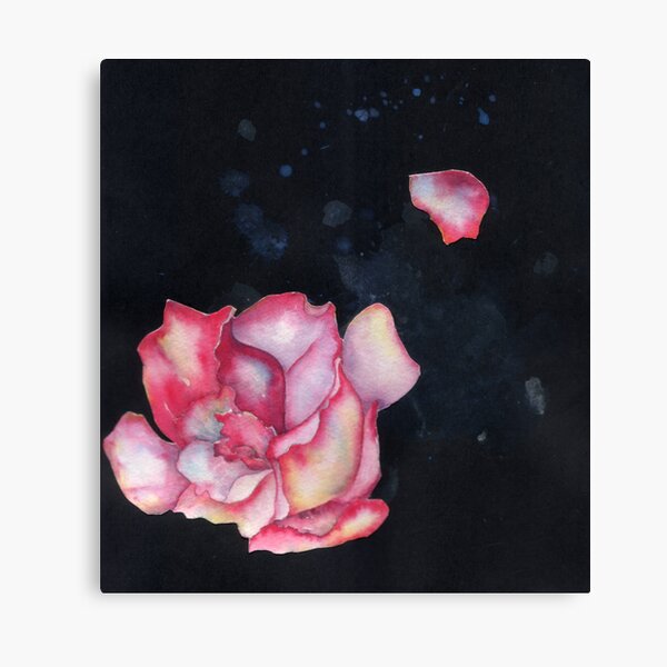 Rose in the wind Canvas Print