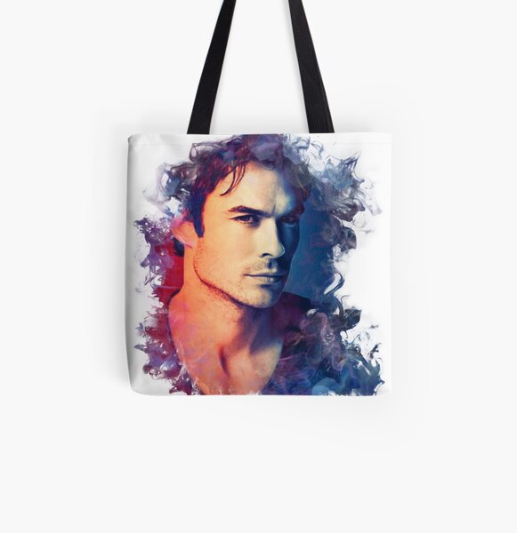 ian somerhalder Bolsa estampada de tela