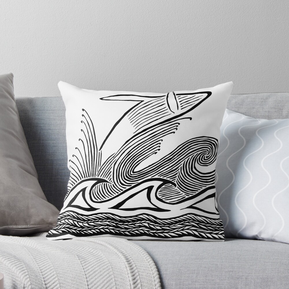 Item preview, Throw Pillow designed and sold by Philcohnartist.