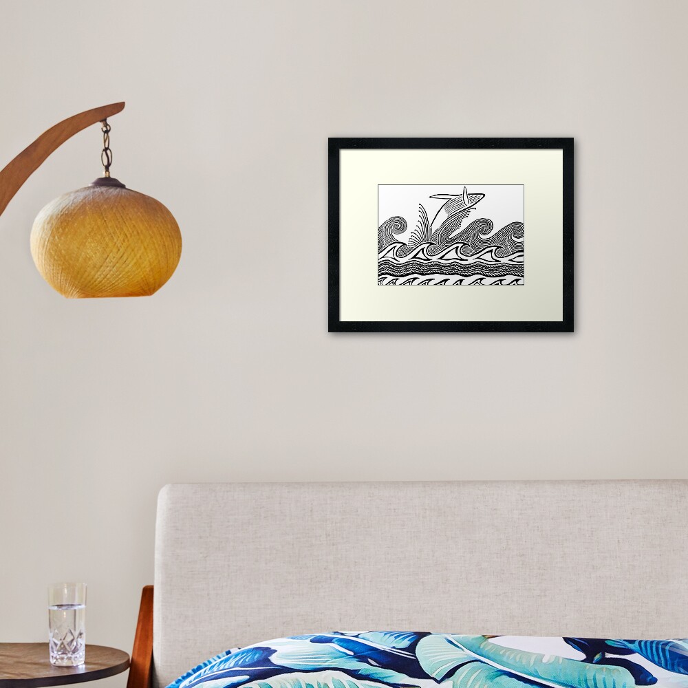 Item preview, Framed Art Print designed and sold by Philcohnartist.
