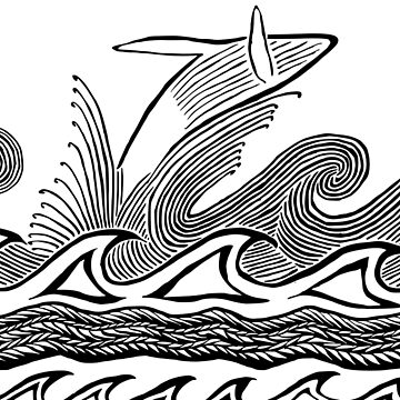 Artwork thumbnail, Breaching whale by Philcohnartist