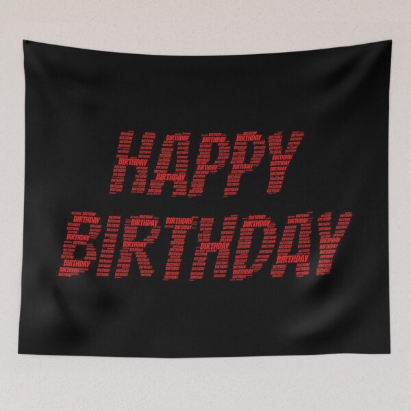 Item preview, Happy Birthday Word cloud Shirt Presents designed and sold by ProjectsMM.